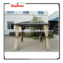 Shinygarden Heavy Duty Gazebo de acero inoxidable con techo rígido